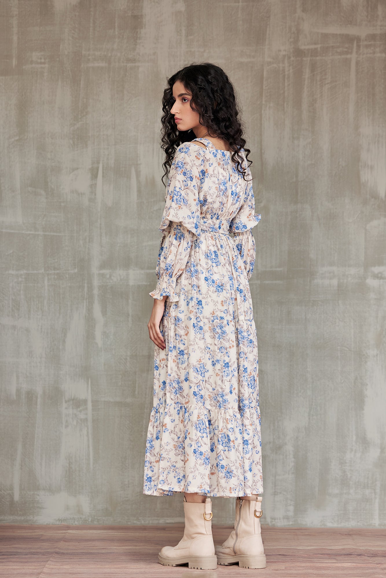Enchanted Blossom Midi Dress
