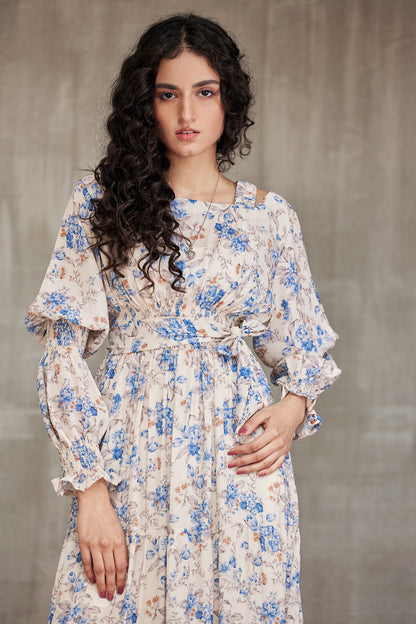 Enchanted Blossom Midi Dress